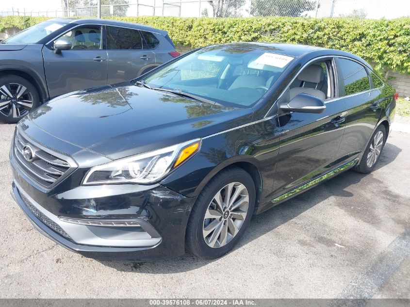 2016 Hyundai Sonata Sport VIN: 5NPE34AF2GH395951 Lot: 39576108