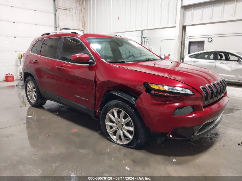 2017 Jeep Cherokee Limited 4X4 VIN: 1C4PJMDB5HW515051 Lot: 39576128