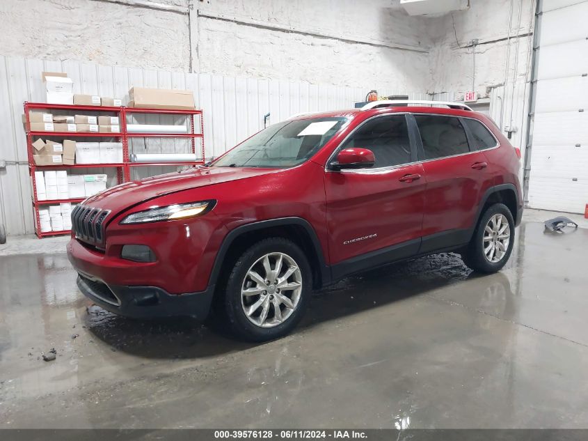 2017 Jeep Cherokee Limited 4X4 VIN: 1C4PJMDB5HW515051 Lot: 39576128