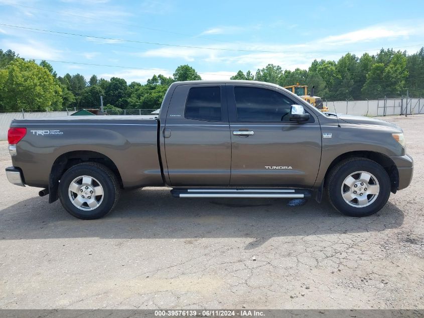 2007 Toyota Tundra Limited 4.7L V8 VIN: 5TFRT58197X007815 Lot: 39576139