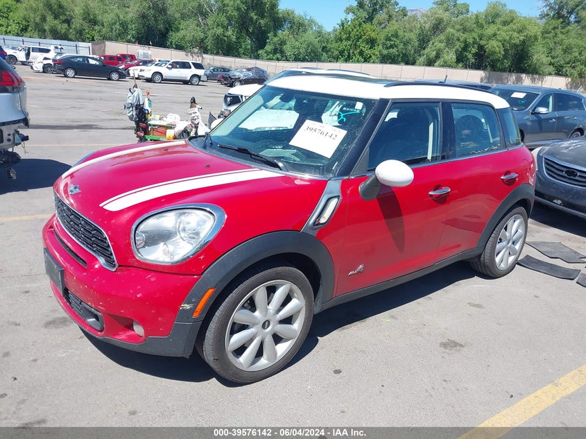 2014 Mini Countryman Cooper S VIN: WMWZC5C50EWP39891 Lot: 39576142