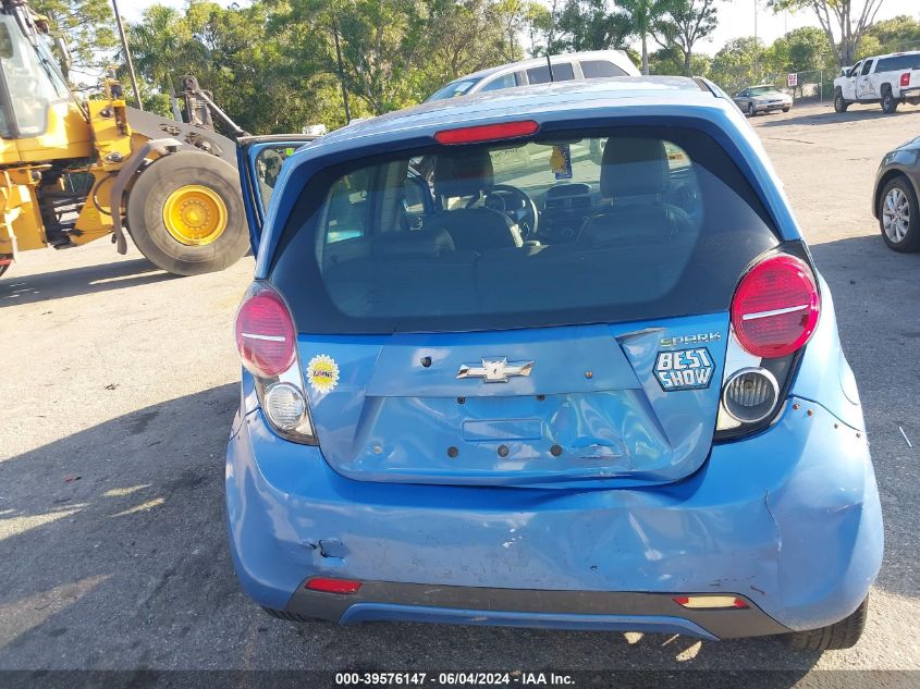 2014 Chevrolet Spark Ls Manual VIN: KL8CA6S92EC486124 Lot: 39576147