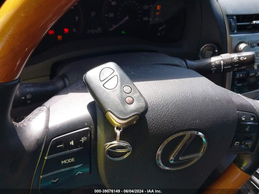 2010 Lexus Rx 350 VIN: 2T2BK1BAXAC005255 Lot: 39576149