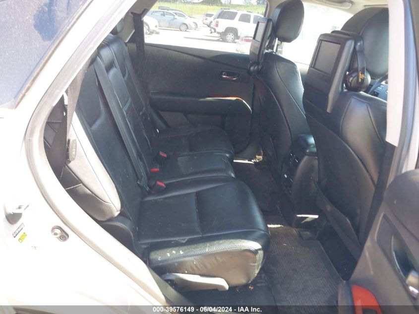 2010 Lexus Rx 350 VIN: 2T2BK1BAXAC005255 Lot: 39576149