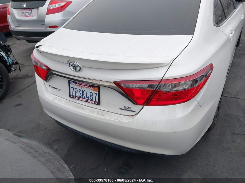 2016 Toyota Camry Se VIN: 4T1BF1FK0GU548519 Lot: 39576163