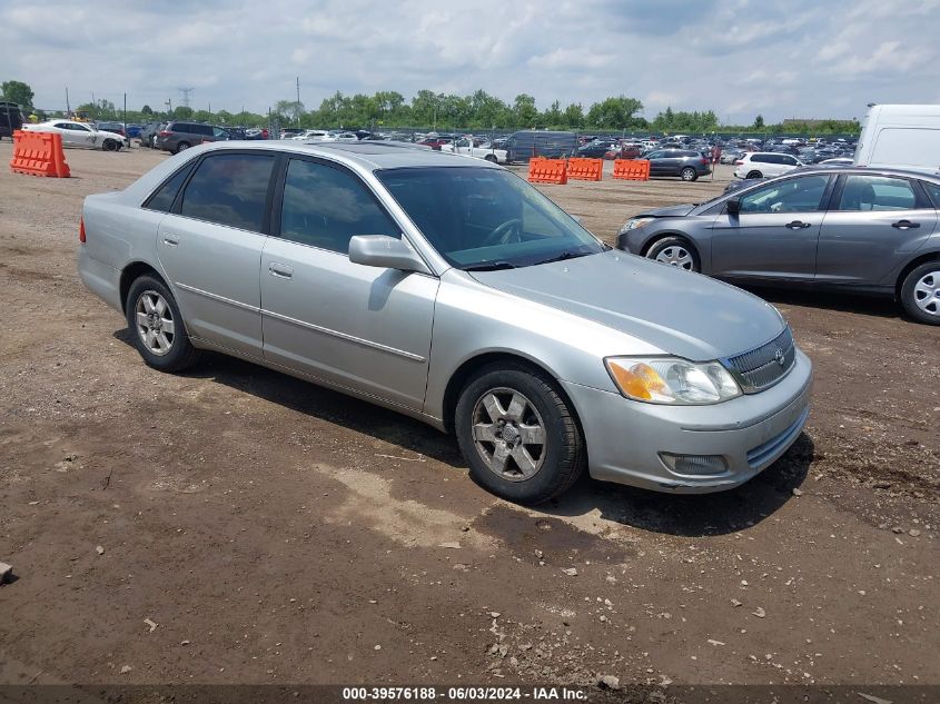 2001 Toyota Avalon Xls VIN: 4T1BF28B01U117351 Lot: 39576188