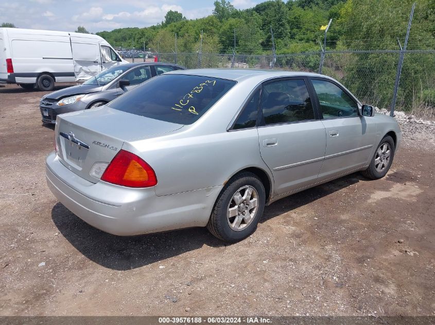 2001 Toyota Avalon Xls VIN: 4T1BF28B01U117351 Lot: 39576188