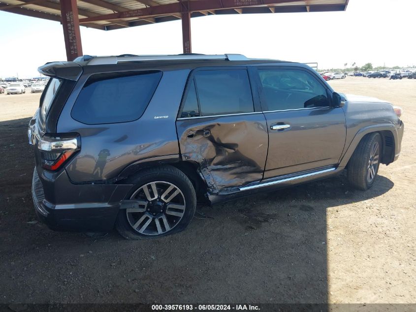 2017 Toyota 4Runner Limited VIN: JTEBU5JR9H5445595 Lot: 39576193