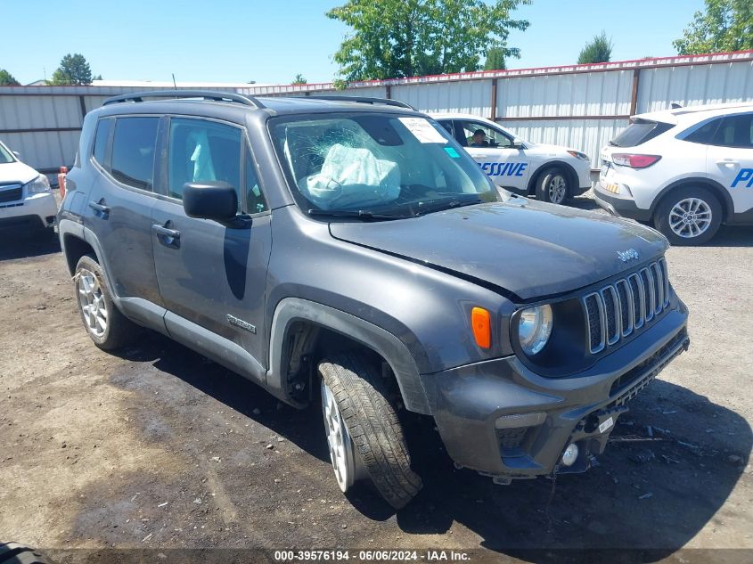 2022 Jeep Renegade Latitude 4X4 VIN: ZACNJDB14NPN97121 Lot: 39576194