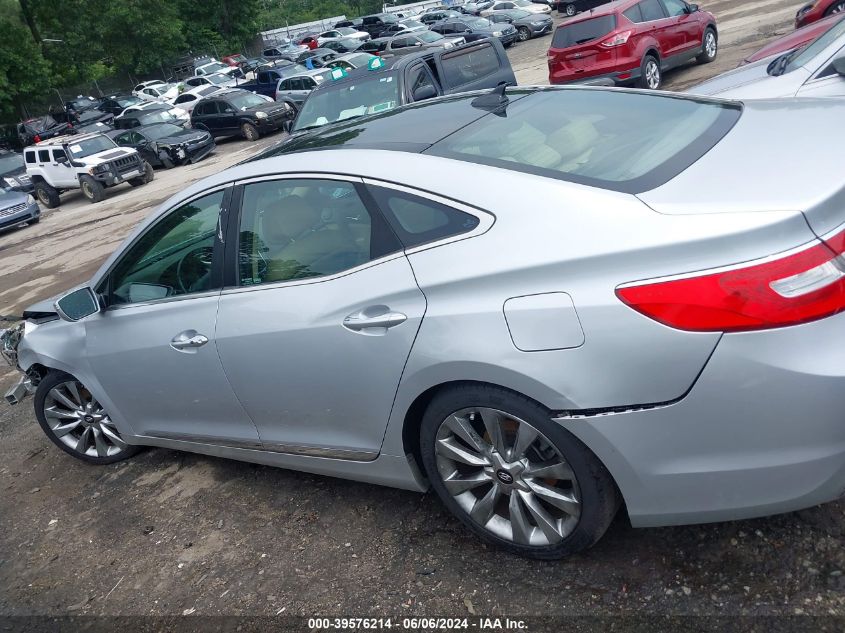 2013 Hyundai Azera VIN: KMHFH4JG6DA198536 Lot: 39576214