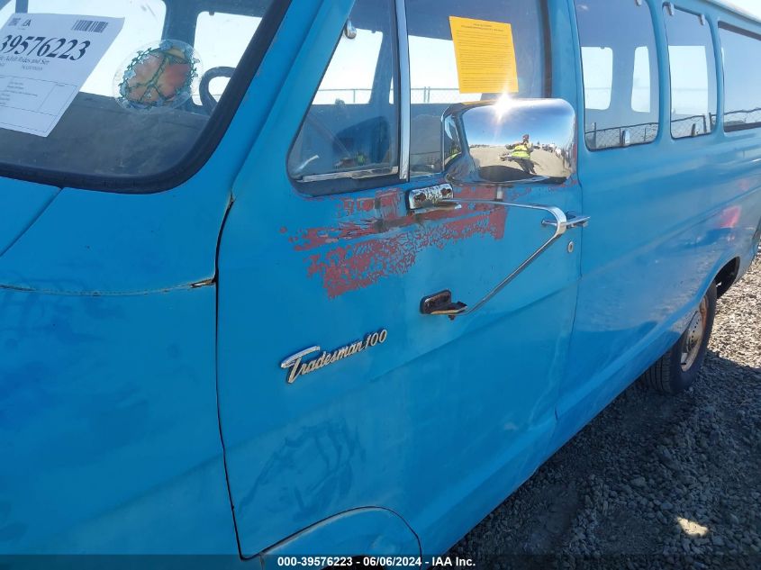 1976 Dodge Tradesman VIN: B11AB6X041236 Lot: 39576223