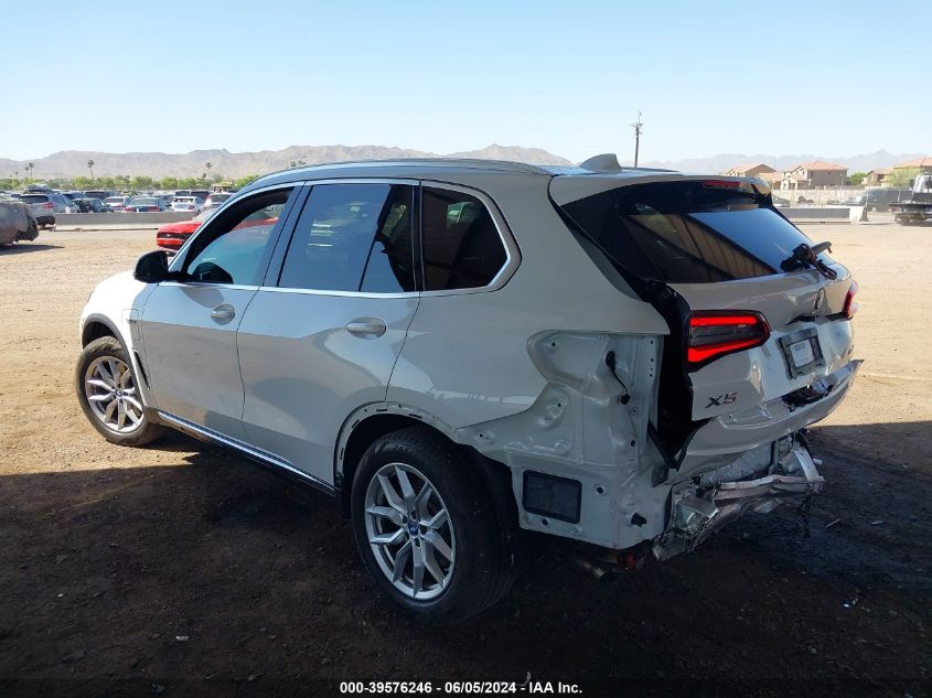 2023 BMW X5 Phev xDrive45E VIN: 5UXTA6C09P9R17628 Lot: 39576246