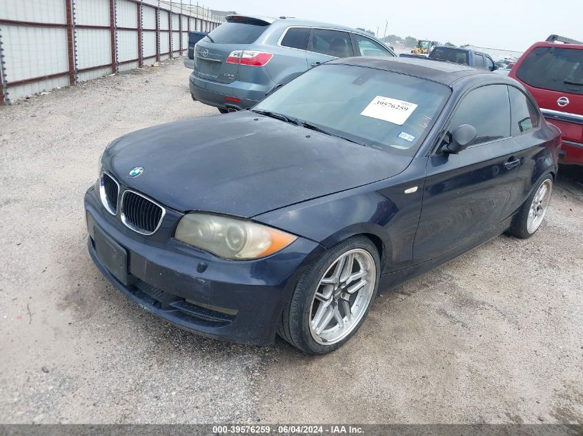 2008 BMW 128I VIN: WBAUP73508VF06018 Lot: 39576259