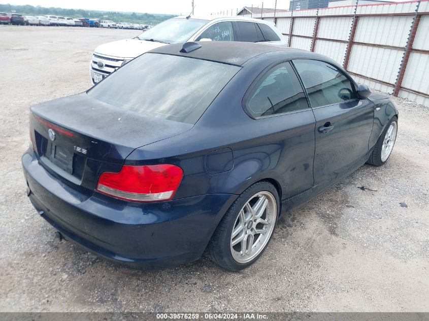 2008 BMW 128I VIN: WBAUP73508VF06018 Lot: 39576259