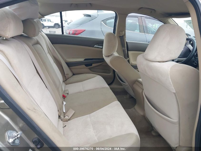 2010 Honda Accord 2.4 Lx VIN: 1HGCP2F3XAA113571 Lot: 39576270