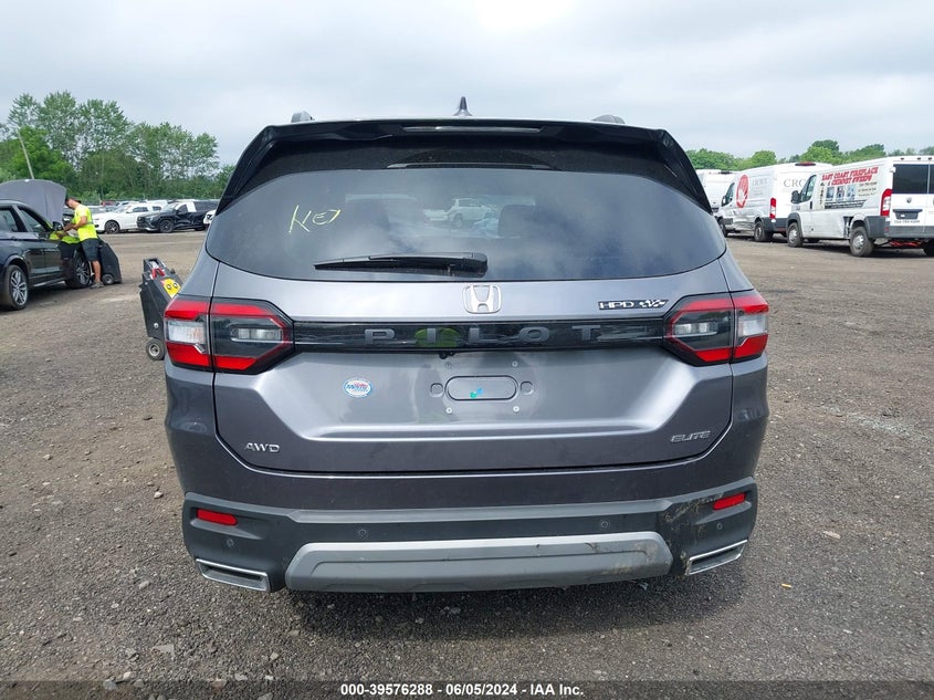 2023 Honda Pilot Awd Elite VIN: 5FNYG1H86PB019484 Lot: 39576288