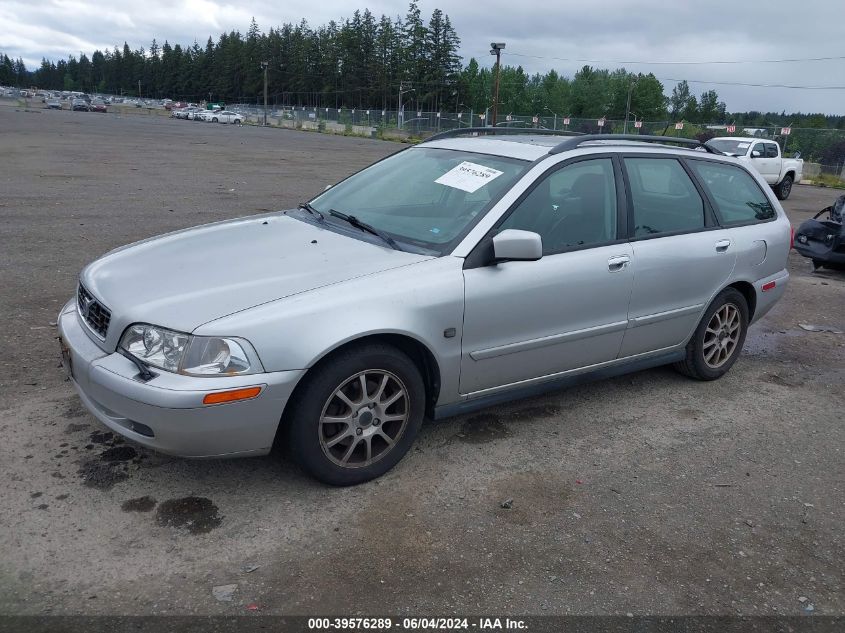 2003 Volvo V40 A VIN: YV1VW27533F977050 Lot: 39576289