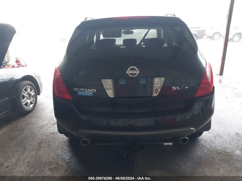 2005 Nissan Murano Sl VIN: JN8AZ08W45W416578 Lot: 39576290