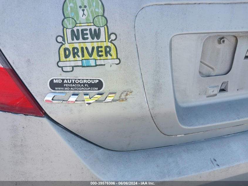 2008 Honda Civic Lx VIN: 2HGFG12678H574942 Lot: 39576306