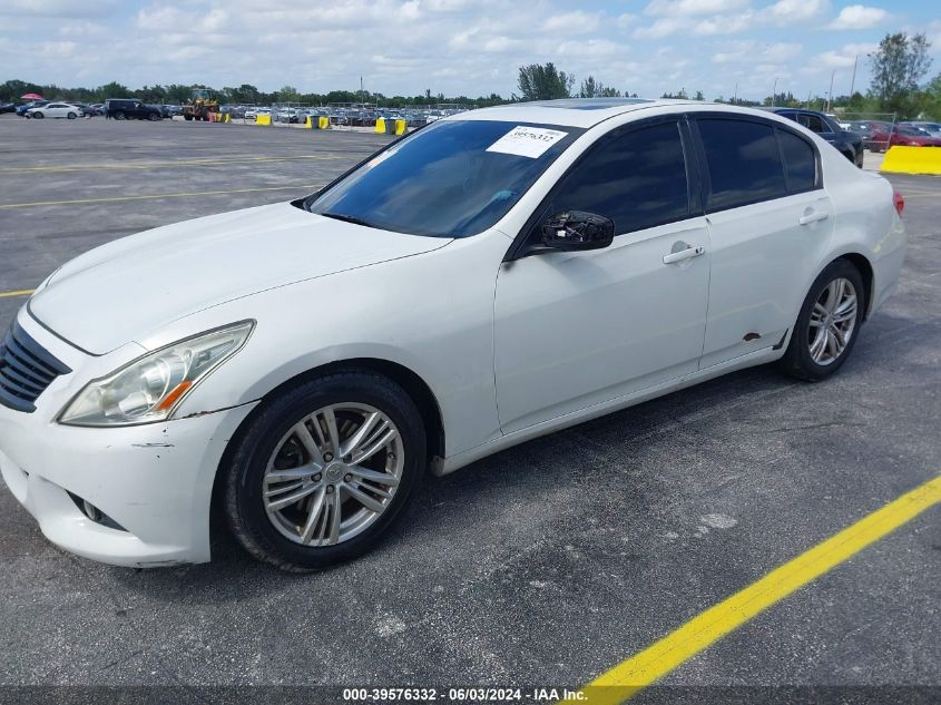 JN1CV6APXDM711641 | 2013 INFINITI G37