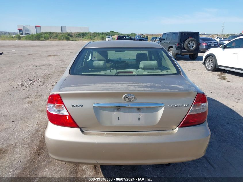 2003 Toyota Camry Le VIN: 4T1BE32K33U198138 Lot: 39576338