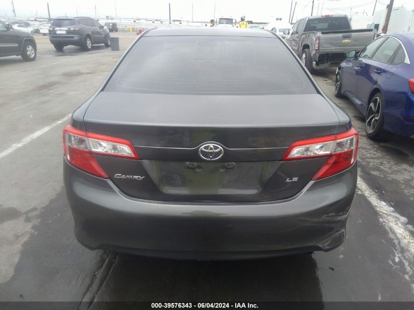 2012 Toyota Camry Le VIN: 4T1BF1FK5CU036586 Lot: 39576343