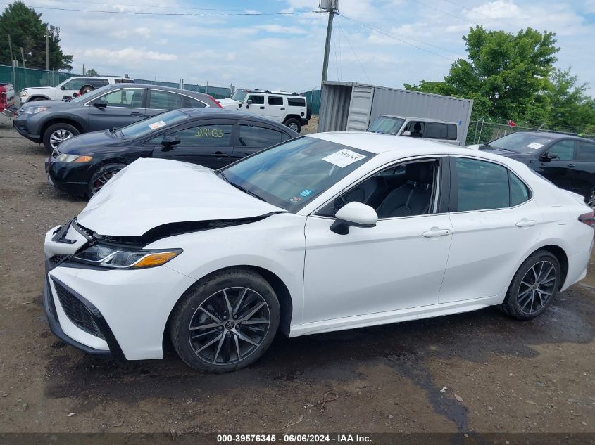 2021 Toyota Camry Se VIN: 4T1G11AK7MU574574 Lot: 39576345