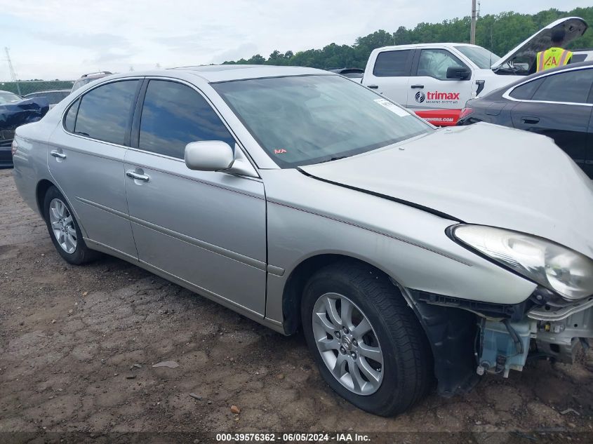 2003 Lexus Es 300 VIN: JTHBF30G830101439 Lot: 39576362