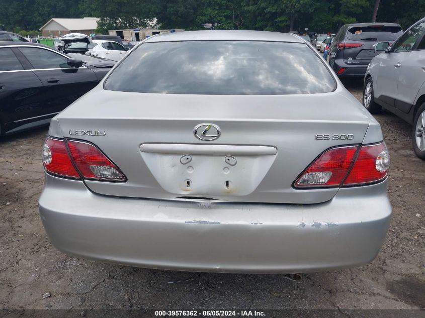 2003 Lexus Es 300 VIN: JTHBF30G830101439 Lot: 39576362