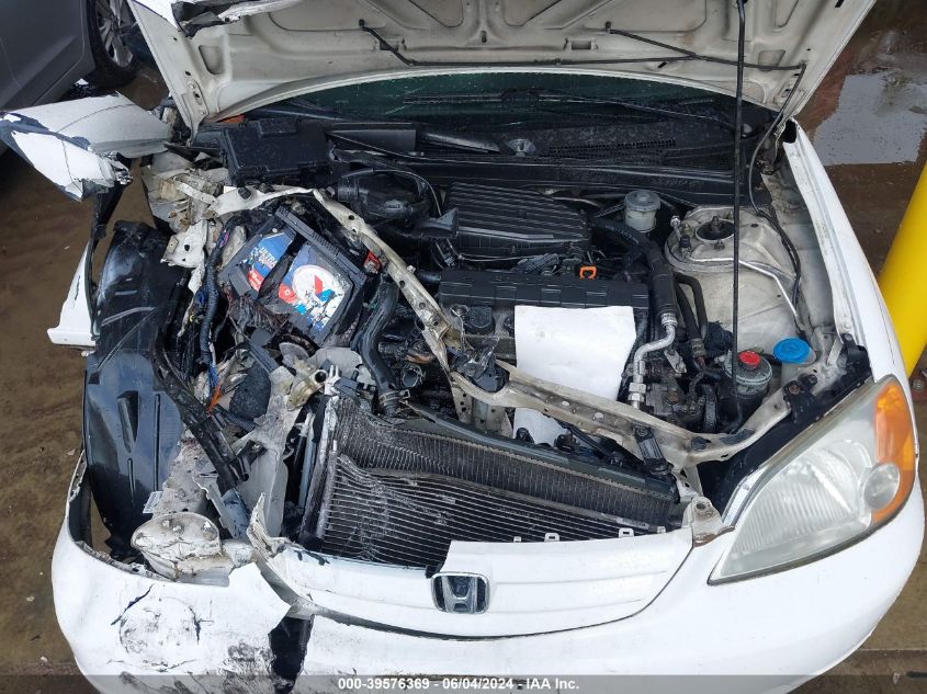 2003 Honda Civic Lx VIN: 2HGES16583H606219 Lot: 39576369