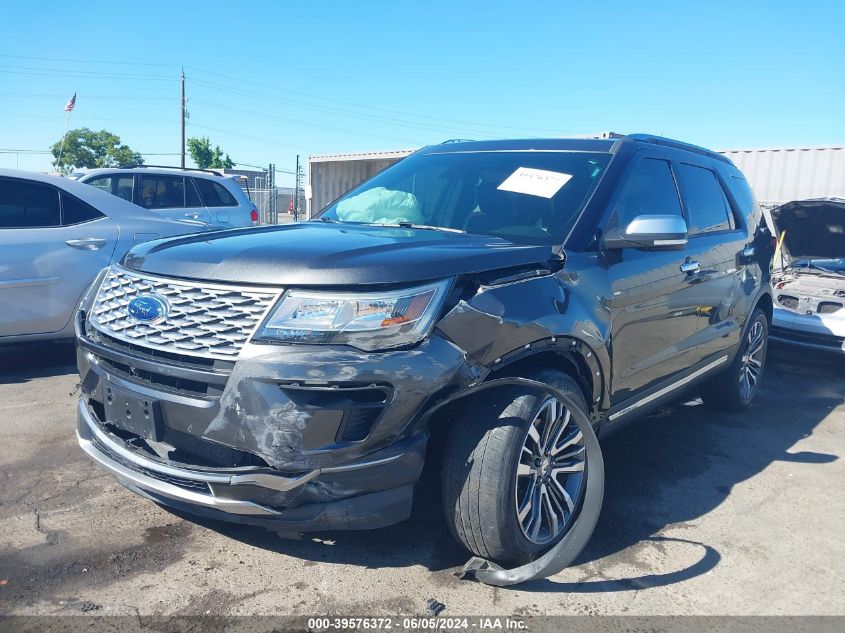 2018 Ford Explorer Platinum VIN: 1FM5K8HTXJGA81252 Lot: 39576372