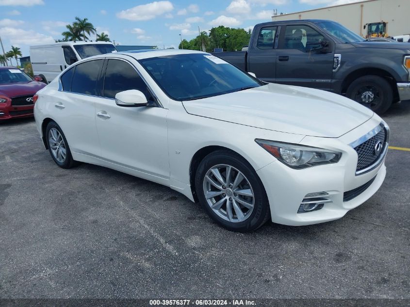 2014 Infiniti Q50 Premium VIN: JN1BV7AR8EM686307 Lot: 39576377