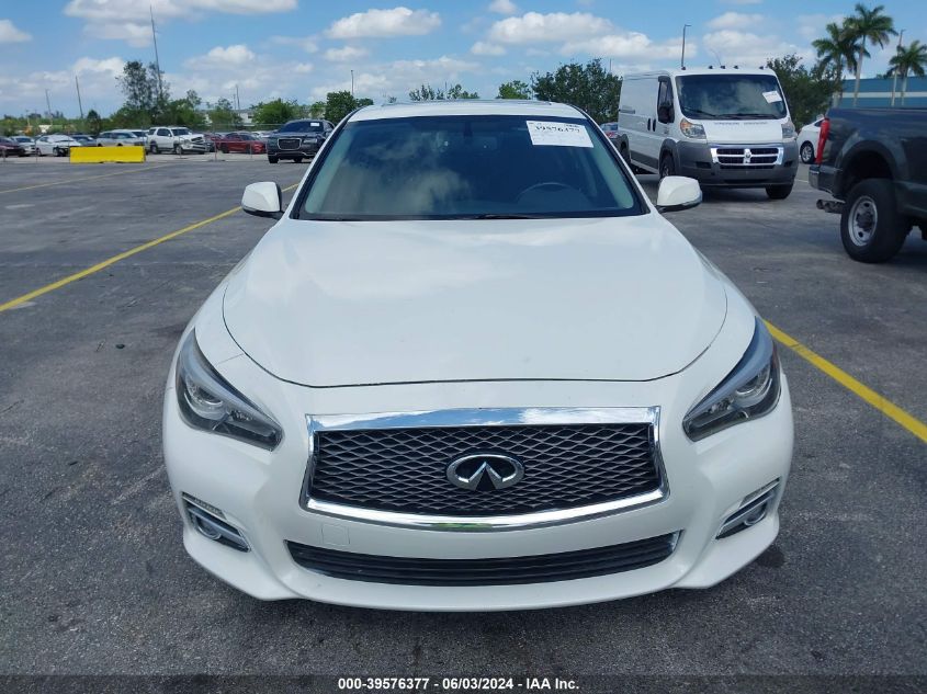 2014 Infiniti Q50 Premium VIN: JN1BV7AR8EM686307 Lot: 39576377