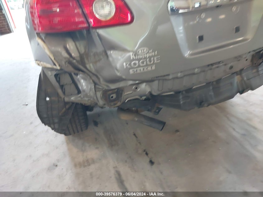 2014 Nissan Rogue Select S VIN: JN8AS5MT7EW615041 Lot: 39576379