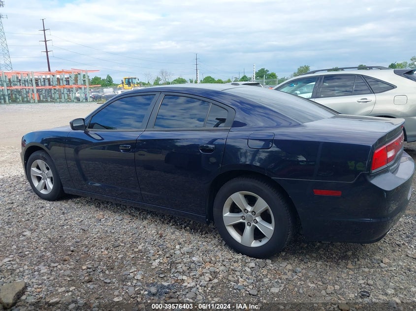 2012 Dodge Charger Se VIN: 2C3CDXBG9CH180622 Lot: 39576403
