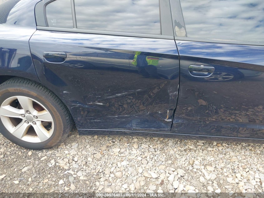 2012 Dodge Charger Se VIN: 2C3CDXBG9CH180622 Lot: 39576403