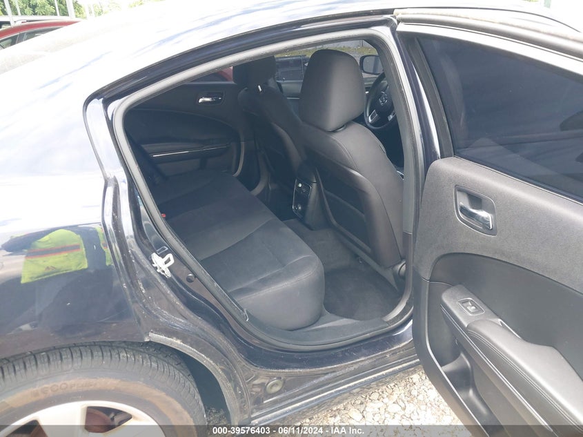 2012 Dodge Charger Se VIN: 2C3CDXBG9CH180622 Lot: 39576403