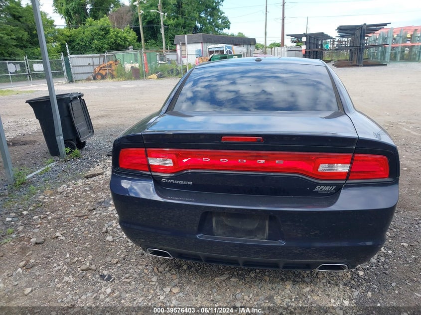 2012 Dodge Charger Se VIN: 2C3CDXBG9CH180622 Lot: 39576403