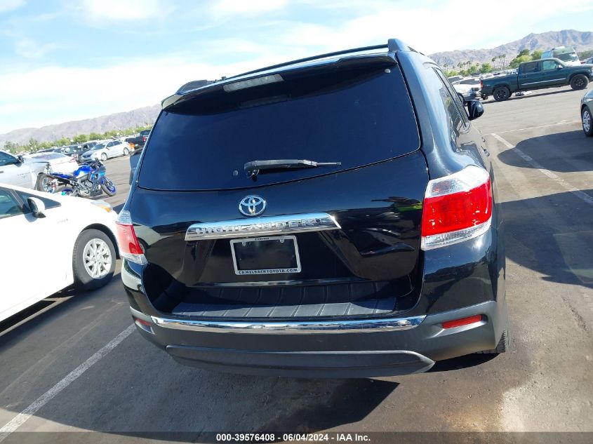 2013 Toyota Highlander Se V6 VIN: 5TDZK3EH6DS110040 Lot: 39576408