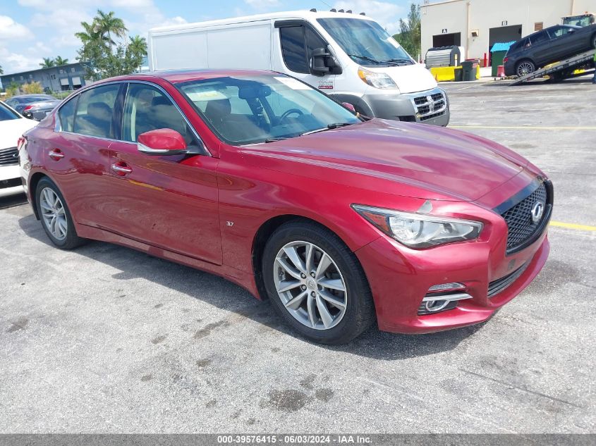 2014 Infiniti Q50 Premium VIN: JN1BV7AP7EM672574 Lot: 39576415