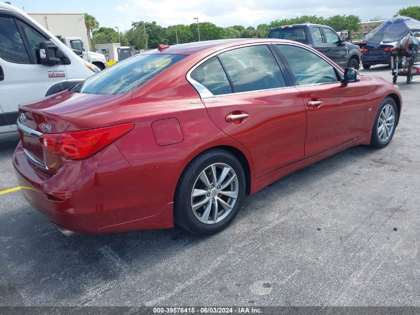 2014 Infiniti Q50 Premium VIN: JN1BV7AP7EM672574 Lot: 39576415