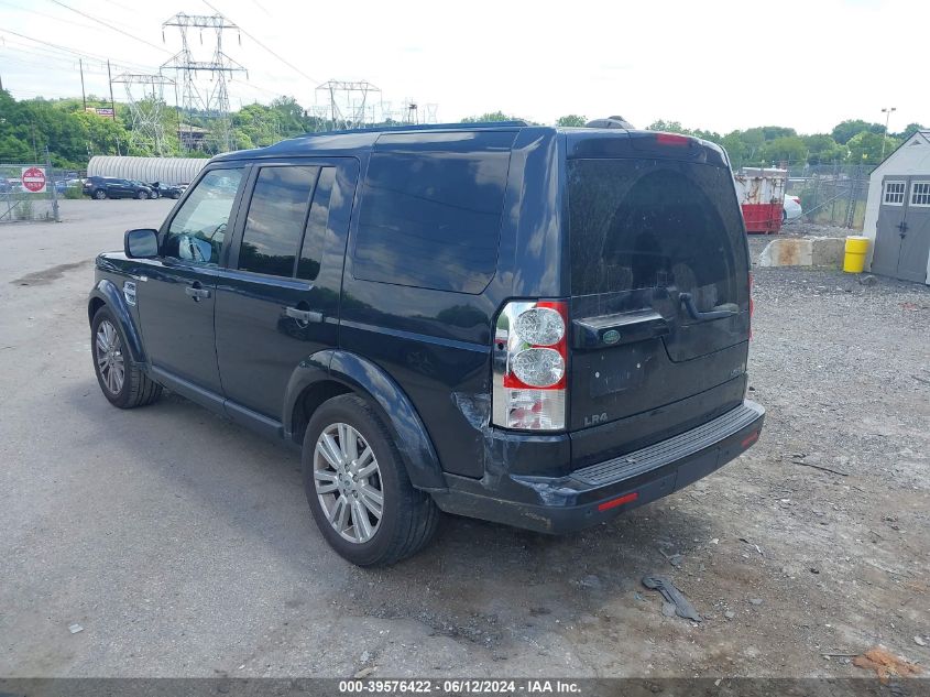 2011 Land Rover Lr4 VIN: SALAK2D45BA592721 Lot: 39576422