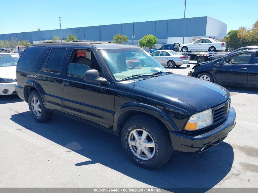 1998 Oldsmobile Bravada VIN: 1GHDT13W0W2726902 Lot: 39576448