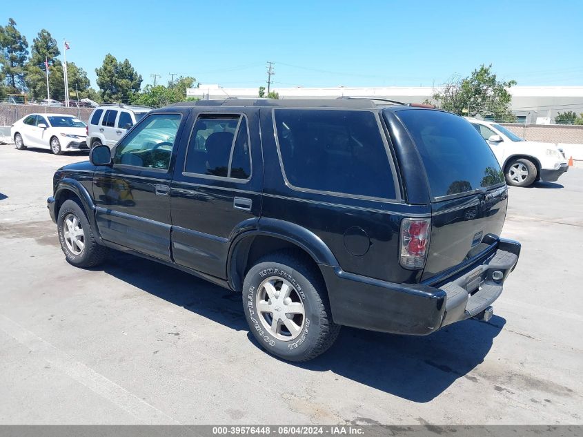 1998 Oldsmobile Bravada VIN: 1GHDT13W0W2726902 Lot: 39576448