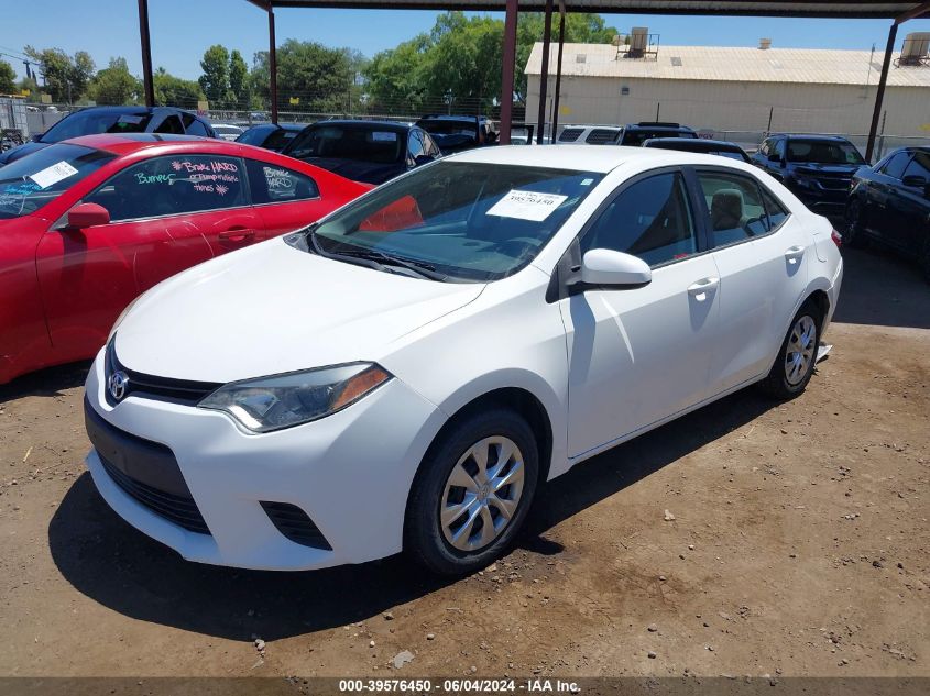 2015 Toyota Corolla L VIN: 5YFBURHEXFP362207 Lot: 39576450