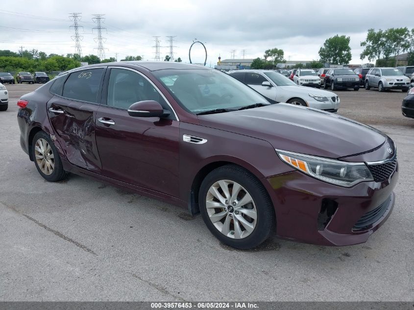 2016 Kia Optima Ex VIN: 5XXGU4L30GG104853 Lot: 39576453