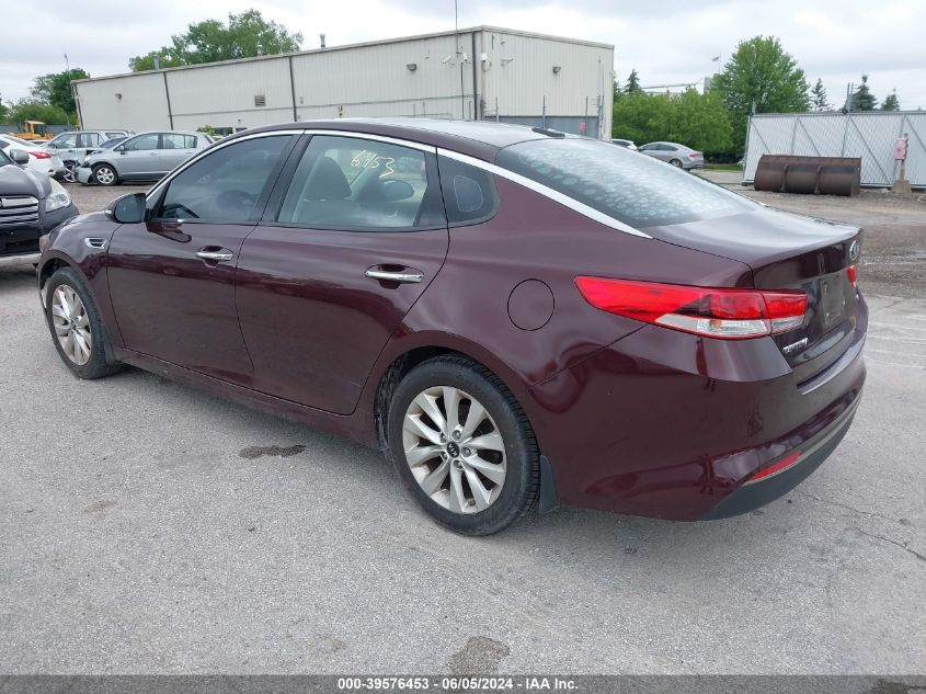 2016 Kia Optima Ex VIN: 5XXGU4L30GG104853 Lot: 39576453