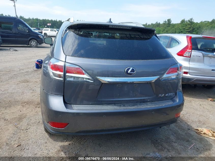 2013 Lexus Rx 450H VIN: JTJBC1BA4D2053710 Lot: 39576470