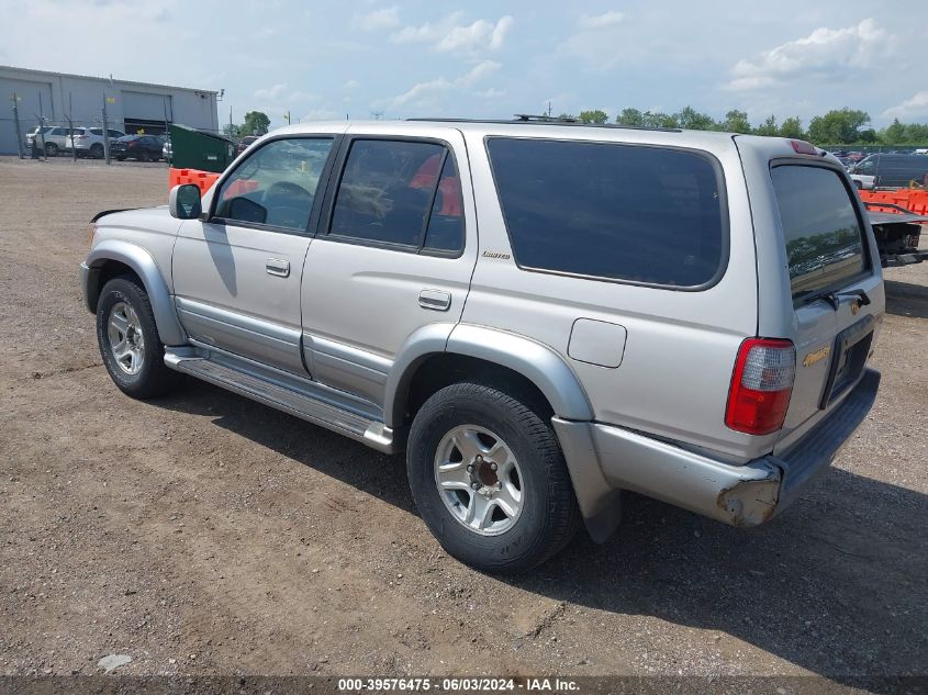 2000 Toyota 4Runner Limited V6 VIN: JT3HN87R7Y9040045 Lot: 39576475