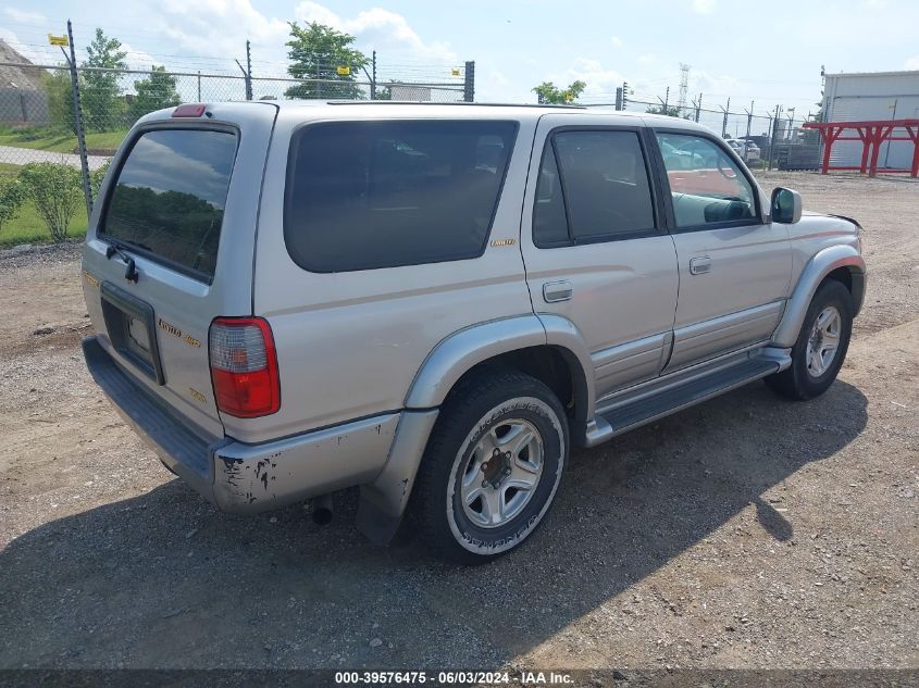 2000 Toyota 4Runner Limited V6 VIN: JT3HN87R7Y9040045 Lot: 39576475